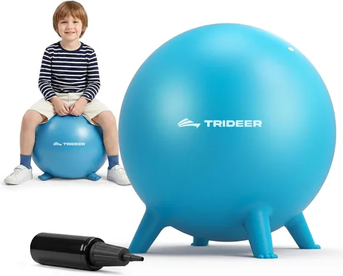 Trideer Asiento flexible para aula primaria, sillas de pelota de yoga para niños, silla tambaleante de suministros escolares para niños sensoriales,