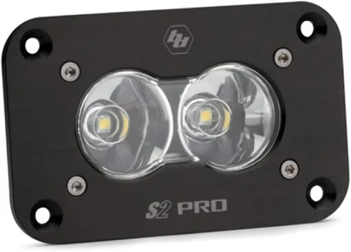 Miniatura 10 de Baja Designs S2 Pro LED Negro Empotrable Luz Pod (conducción/combinado; ámbar)
