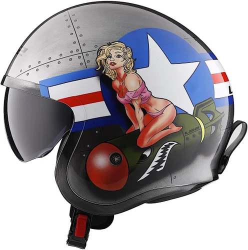 Miniatura 5 de Casco de moto de cara abierta Spitfire de LS2