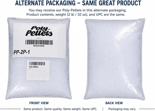 Miniatura 3 de Fairfield Poly-Fil Poly-Pellets, Bolitas de Relleno con Peso de Poliéster Premium, Relleno para Animales de Peluche, Juguetes, Bolsas de Frijoles