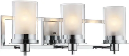 Miniatura 3 de Juno 73465 - Aplique de pared con 1 luz de cromo pulido y vidrio esmerilado