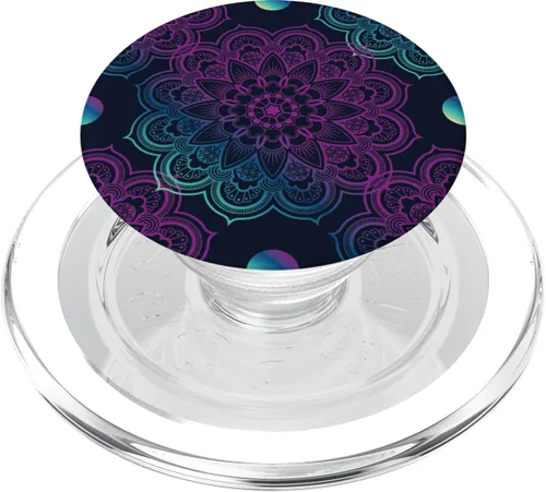 Miniatura 8 de Mandala Art Meditación Geométrica Mindfulness Peace Seeker PopSockets Estándar PopGrip