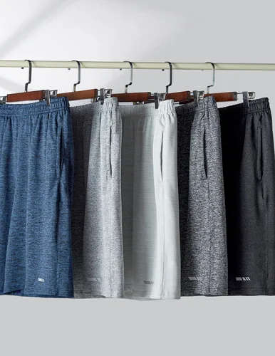 Miniatura 42 de Liberty Imports Paquete de 5 pantalones cortos de baloncesto atléticos de secado rápido para hombre, entrepierna de 9 pulgadas con bolsillos, ropa