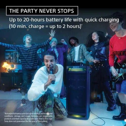 Miniatura 4 de Sony ULT MIC Micrófono Inalámbrico para Karaoke con Batería de 20 Horas, Incluye Dos Micrófonos Inalámbricos y Receptor (UOULTMIC1)