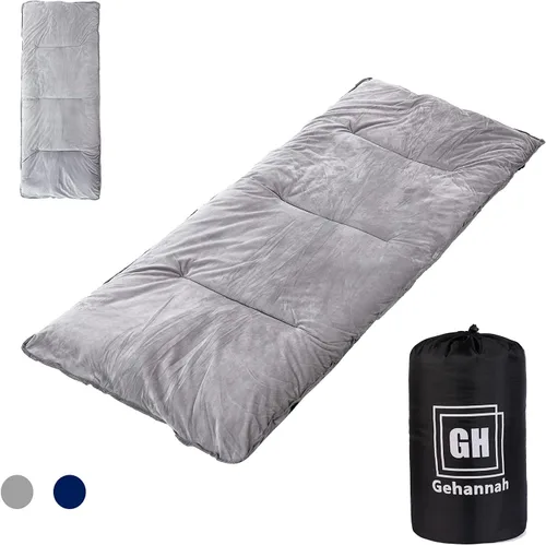 Miniatura 9 de Almohadilla de dormir gruesa para acampar, cojines de campamento de microfibra suaves y cómodos para adultos, colchonetas plegables ligeras