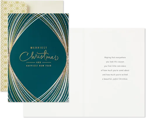 Miniatura 4 de Hallmark - Tarjetas de Navidad en caja, Navidad más alegre (16 tarjetas y sobres)
