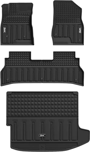 Miniatura 14 de 3W Alfombrillas de piso para Chevy Equinox 2018-2023 2024/Alfombrillas de piso GMC Terrain, TPE para todo clima con ajuste personalizado