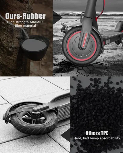 Miniatura 4 de 8.5 pulgadas 50/75-6.1 Neumático de goma autorreparable para Gotrax GXL V2 Hiboy S2 APEX XL Xiaomi M365 Pro Pro2 1S MI3 y scooters eléctricos de 8.5