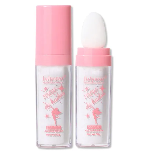 Miniatura 14 de Hightlighter Stick Puff Fairy Highlight Powder Glitter Loose Brush Contorno Shimming for Eyes, Face Body Tiktok Makeup (#01 Blanco), 0.31 onzas