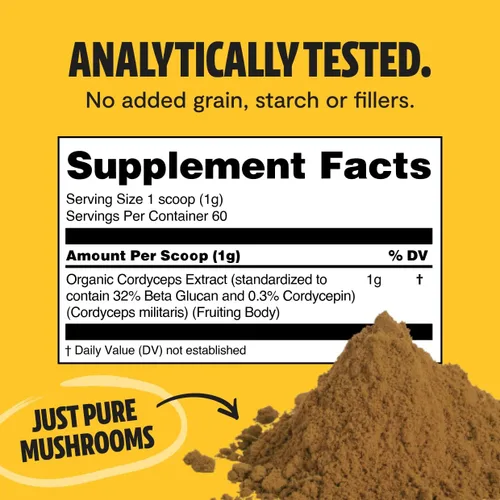 Miniatura 7 de FreshCap Mushrooms Paquete energético (polvo Cordyceps y polvo complejo de hongos definitivo)