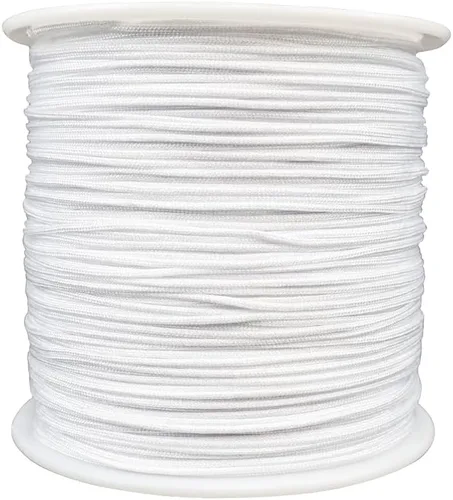Miniatura 7 de Cuerda de nailon para pulseras, cordón de nailon de 0.8 mm, cordón de nudo chino de 109 yardas para hacer joyas, abalorios, collares, pulseras