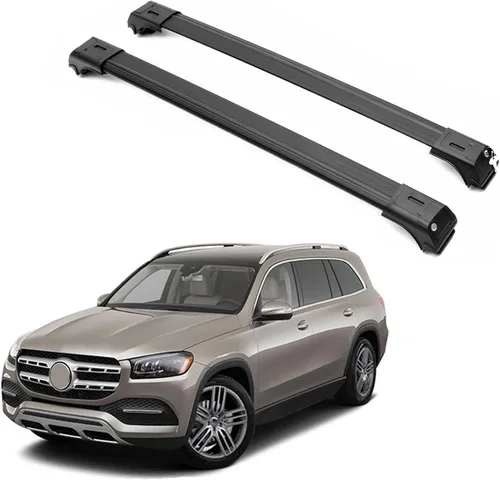 Miniatura 17 de ERKUL – Barras transversales portaequipajes para Mercedes Benz GLA 2021-2026 Barras transversales de aluminio con bloqueo antirrobo para techo