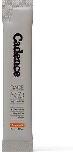 Cadence Sachets Race Energy - Caja de cartón (0.18 oz x 30), hidratación respaldada por la ciencia, fórmula de electrolitos + cafeína para
