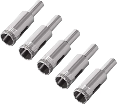 Miniatura 10 de uxcell Brocas de diamante de 0.157 in, sierras de agujero para azulejos de vidrio, porcelana, mármol, botellas de cerámica, ollas de ladrillo