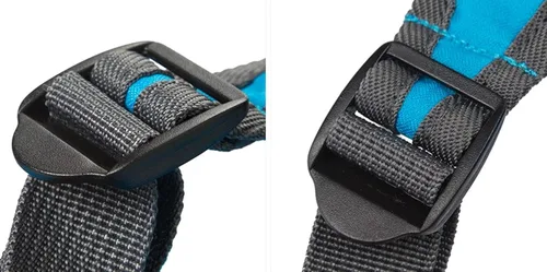 Miniatura 7 de Mochila plegable ultraligera, resistente al agua, duradera, para campamento, viajes, senderismo, mochila para hombres y mujeres (negro)