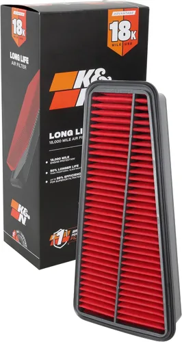Miniatura 12 de Filtro de aire de alto rendimiento K&N 33-2281, con kit de mantenimiento para filtros, Filtro para aire