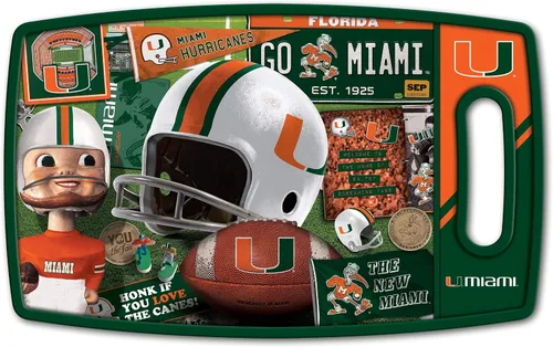 Miniatura 14 de YouTheFan NCAA Retro Series Tabla de cortar