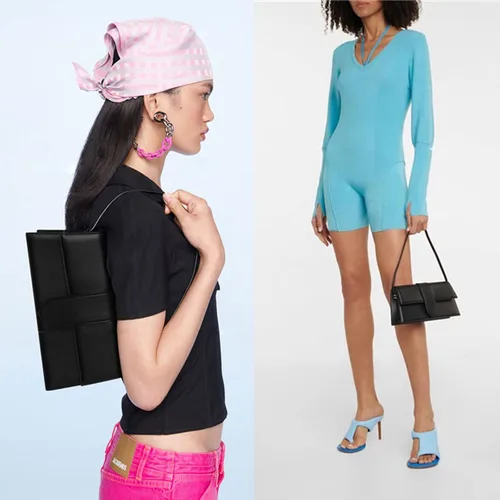 Miniatura 4 de Bolsos de hombro para mujer, bolso cuadrado Hobo tote mini bolso de mano pequeño bolso de hombro bolso cruzado bolso de mano