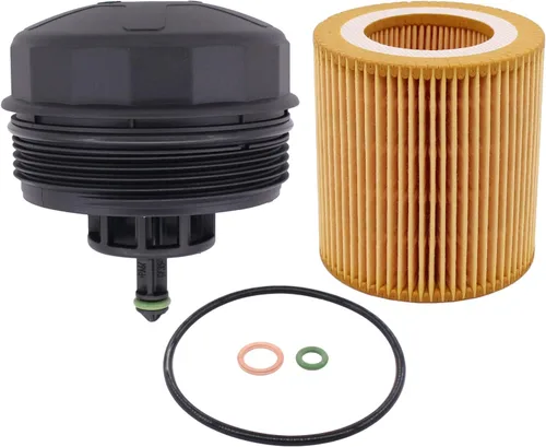 NewYall Tapa de la cubierta del filtro de aceite del motor con filtro de aceite para BMW E60 E70 E90 E93 F10 F30 128i 135i 528i 528i 328i 335i 530i