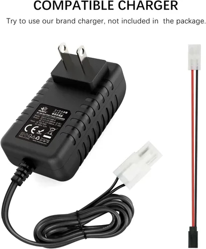 Miniatura 7 de melasta Batería receptora RC 6V 2000mAh recargable NiMH Receptor RX Paquete de baterías compatibles con Futaba RC Airplane Servo Controller Hitec