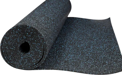Miniatura 14 de Genaflex - Tapete de goma para suelo de gimnasio, 0.315 in de grosor, rollo protector comercial resistente para suelos de gimnasio