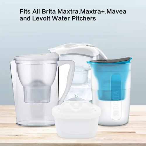 Miniatura 4 de Anmumu 1001122 Filtro de repuesto para cartuchos de filtro de agua Mavea 1001122 Maxtra y Levoit con eliminación de plomo y arsénico (paquete de 6)