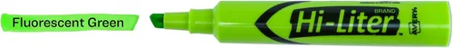 Miniatura 8 de Marcadores fluorescentes para escritorio HI-LITER, Verde fosforescente