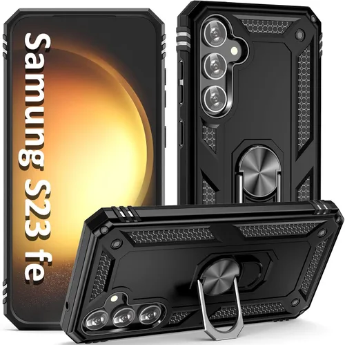 Miniatura 7 de ADDIT Funda S23 para Samsung Galaxy S23 de 6.1 pulgadas, con anillo de soporte, soporte ajustable, grado militar, protección resistente, a prueba