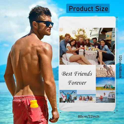 Miniatura 2 de Nuanchu 1 manta de sublimación para bebé de 31 x 47 pulgadas, manta de sublimación blanca personalizada de franela suave ligera para vacaciones
