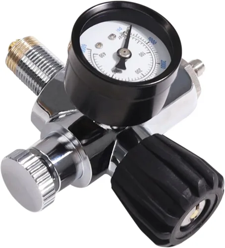 Miniatura 9 de TUXING Tanque de aire de fibra de carbono de 4.7L 4500psi (botella vacía) Estación de llenado de paintball con manguera de alta presión M18* 1.5