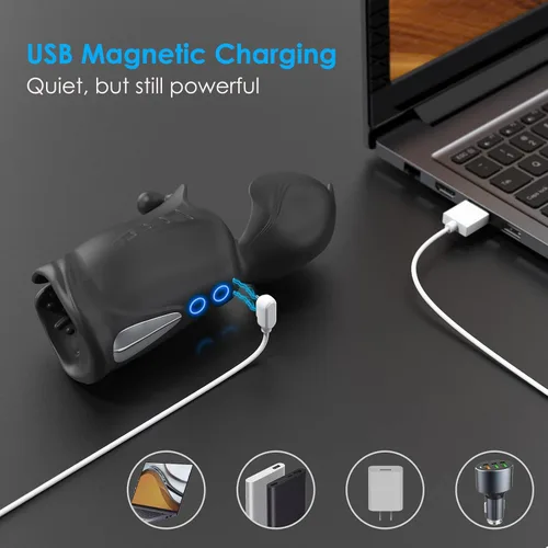 Miniatura 7 de Masturbador automático masculino, juguete de doble motor vibrador, ejercitador de pene con 10 modos de vibración para testículos, glanes