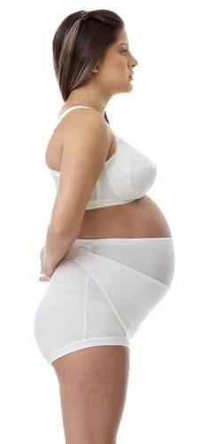 Miniatura 4 de Underworks Braga de apoyo ajustable para maternidad – Cinturón de embarazo de fácil ajuste para soporte firme del vientre – Algodón – Alivia el Negro