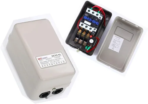 Arrancador de motor magnético monofásico de 3 fases Arrancador magnético 5 Hp 220/240v Motor eléctrico Arrancador (para compresor de aire)