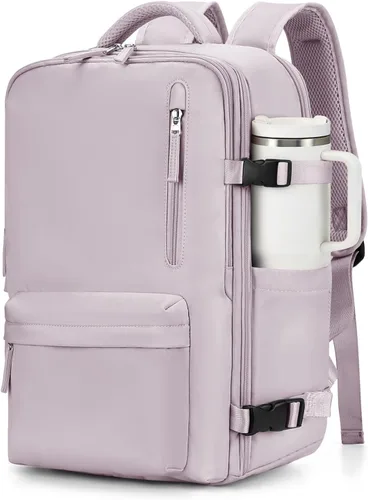 Miniatura 61 de VGCUB Mochila grande de viaje para trabajo, negocios, mochila para computadora portátil aprobada para vuelo, para mujeres y hombres, mochila