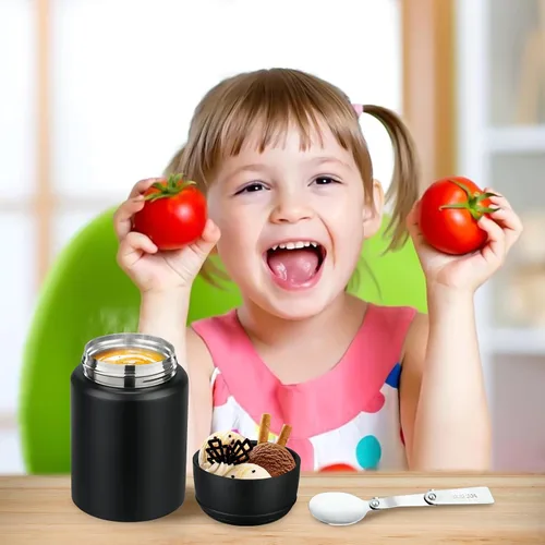 Miniatura 6 de Aimsnk Termo de sopa de 17 onzas para comida caliente para niños, tarro de comida aislado, contenedor térmico de almuerzo de comida caliente