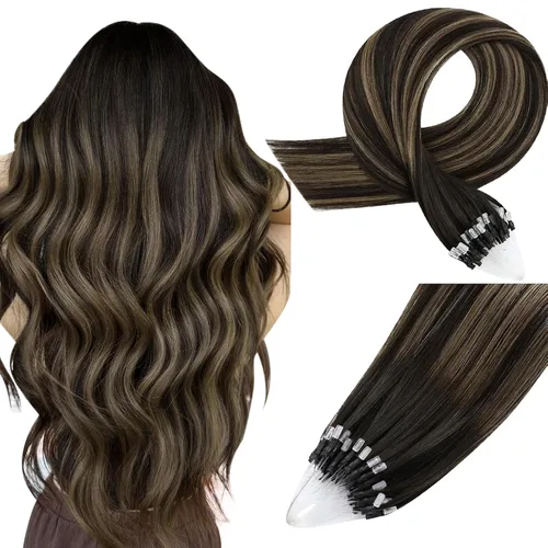 Miniatura 72 de Easyouth Extensión de cola de caballo de cabello humano marrón ombré, extensión de colas de caballo, extensiones de cola de caballo de color marrón
