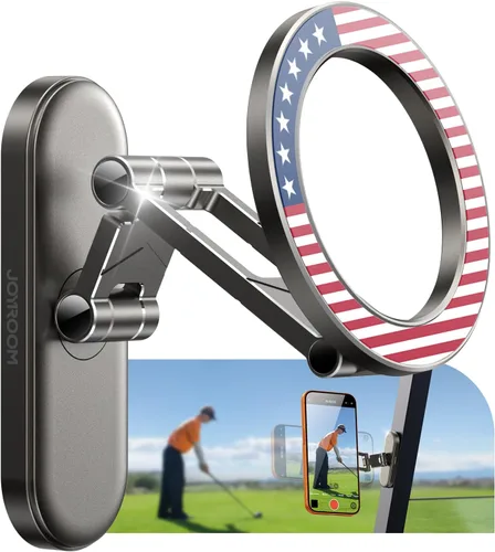 Miniatura 11 de Soporte magnético mejorado para carrito de golf, [triple pliegue + aleación] Regalos de golf para el Día del Padre para hombres, papá, golfista