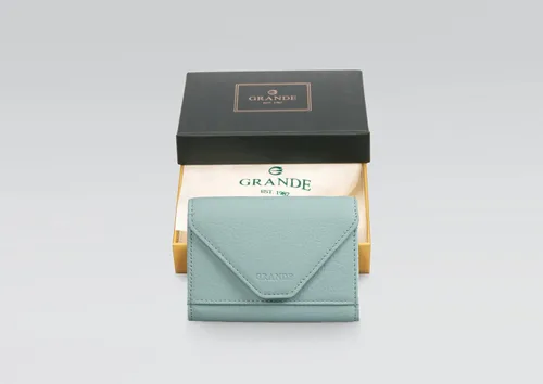 Miniatura 62 de grande Estuches para tarjetas 3639, Naranja, Tarjetero de cuero con cierre magnético, cartera pequeña de acordeón para mujer
