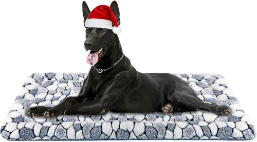 Miniatura 6 de VANKEAN Almohadilla Cama Tapete para Jaula de Perro Reversible (Fresco y Cálido), Colchoneta para Dormir Cama para Perro para Jaula para Perros