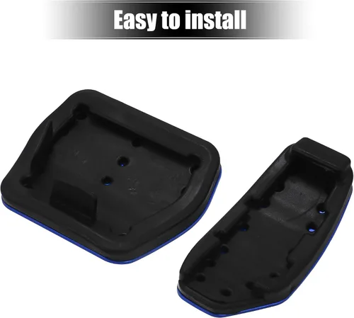 Miniatura 6 de X AUTOHAUX 1 Unidades Antideslizante Sin Perforación Aleación de Aluminio Freno y Gas Pedal Cubiertas de Pedal de Pie Almohadillas para Nissan Kicks