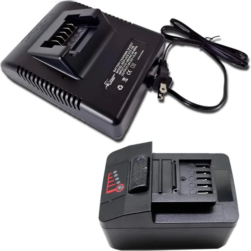 CNBY® CTB8185 CTB7185 Batería de 18 V 4 Ah con cargador CTC720, reemplazo para batería CTB8185 a presión CTB8185 CTB8187 CTB7175 / CT8850 CT7850