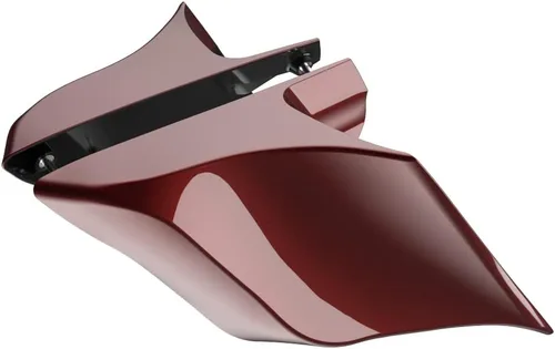 Miniatura 9 de Advanblack Barracuda - Cubiertas laterales estiradas plateadas (brillantes), paneles extendidos para Harley Touring Street Glide Road Glide Electra