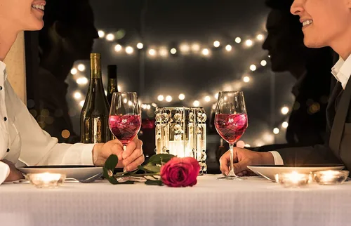 Miniatura 6 de Bezrat Copas de vino pintadas a mano, juego de 2, regalo de vino para mujer, copa para amantes del vino, hermosas ideas de regalos de cristalería