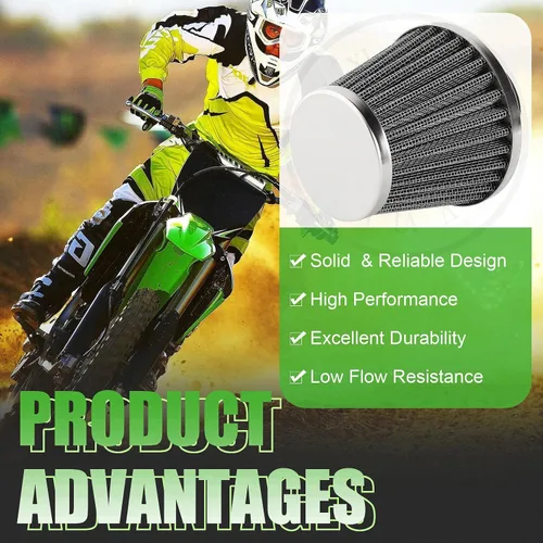 Miniatura 7 de Paquete de 2 filtros de 1.378 in compatibles con 50 cc, 70 cc, 90 cc, 110 cc, 125 cc, 150 cc, cuatrimoto, scooter, Go Kart, ciclomotor, Pit Dirt