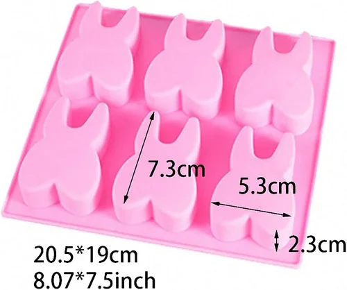 Miniatura 6 de Molde de silicona para dientes, divertida bandeja de cubitos de hielo con forma de dientes, molde de gelatina de postre de caramelo de chocolate