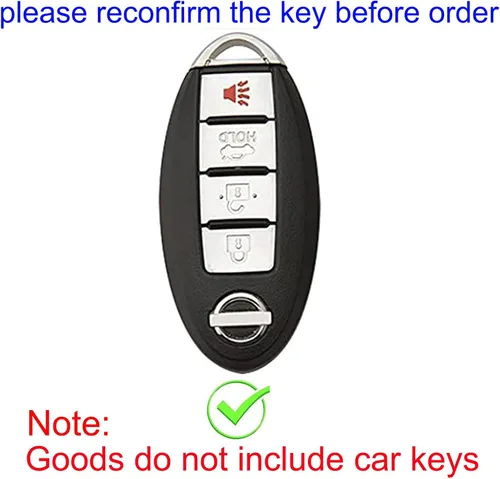 Miniatura 2 de Funda para llavero de automóvil, funda suave de protección completa compatible con Nissan X-Trail Rogue Altima Quest Pathfinder Sentra Patrol CIMA