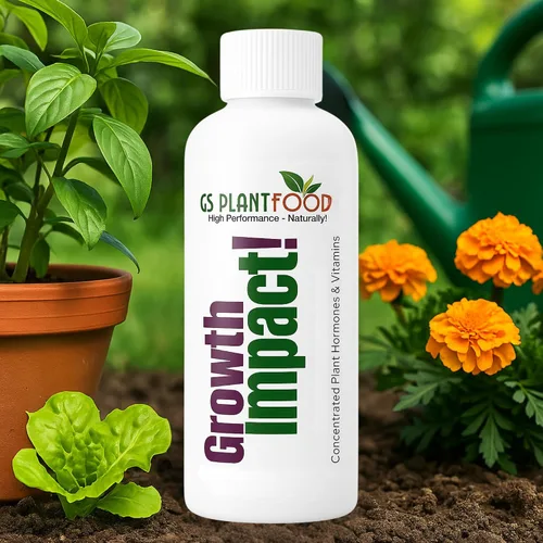 Miniatura 2 de Growth Impact - Solución vitamínica súper concentrada – GS Plant Foods Plant Liquid All Purpose Plant Nutrition Vitaminas y hormonas para todo tipo