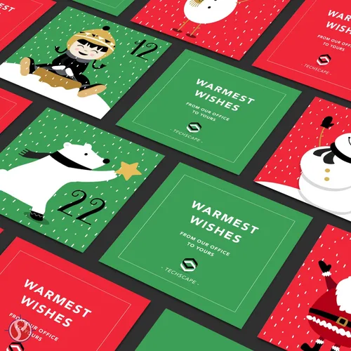 Miniatura 6 de Papel de Navidad para tarjetas de Navidad, cartulina roja y verde de 8.5 x 11 pulgadas para tarjetas de felicitación, arte y manualidades