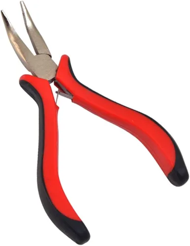 Miniatura 7 de Alicates para extensiones de cabello, 3 agujeros, herramienta de extracción de mini abridor para extensiones de cabello micro nano anillo Rojo 3
