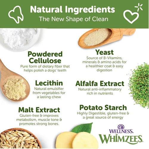 Miniatura 2 de WHIMZEES Wellness Alligator - Golosinas dentales para perros, masticables naturales, tamaño pequeño, (24 unidades)